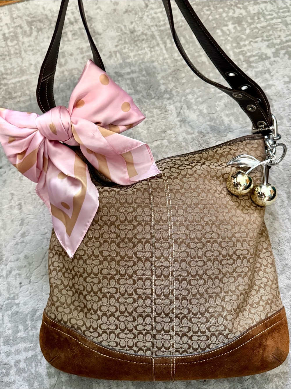 Coach Signature Messenger Hobo